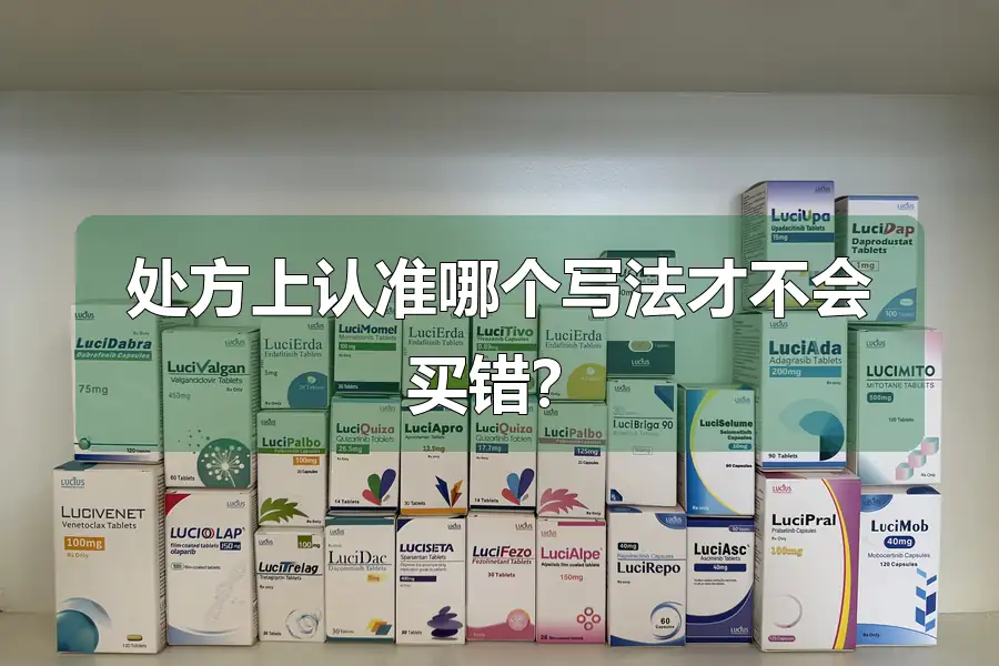 处方上认准哪个写法才不会买错？